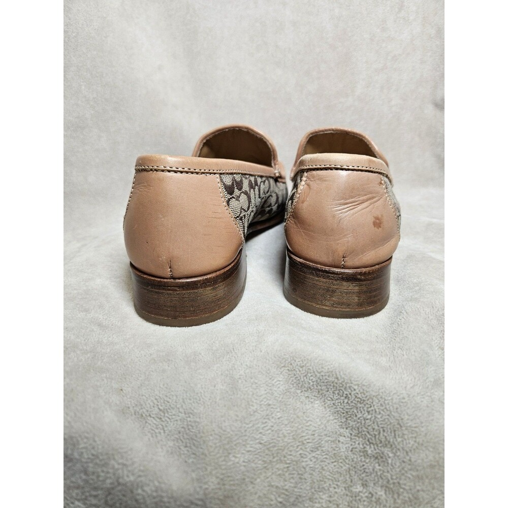 Coach Signature Jacquard Loafers in Brown and Tan - Picture 12 of 16
